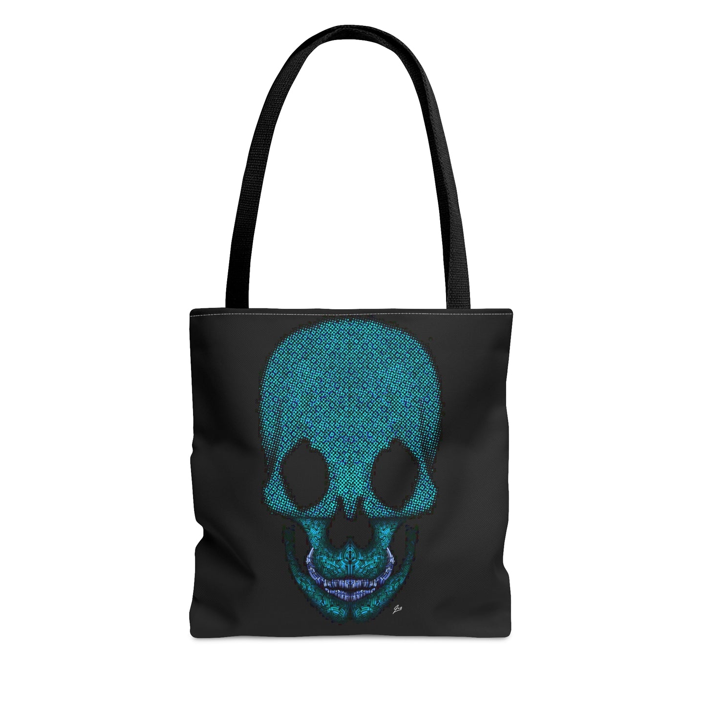 Blue Skull Design Tote Bag (AOP)