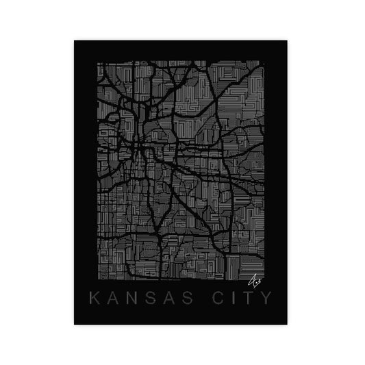 Something for KC Grey And Black Vertical and Horizontal Matte Posters