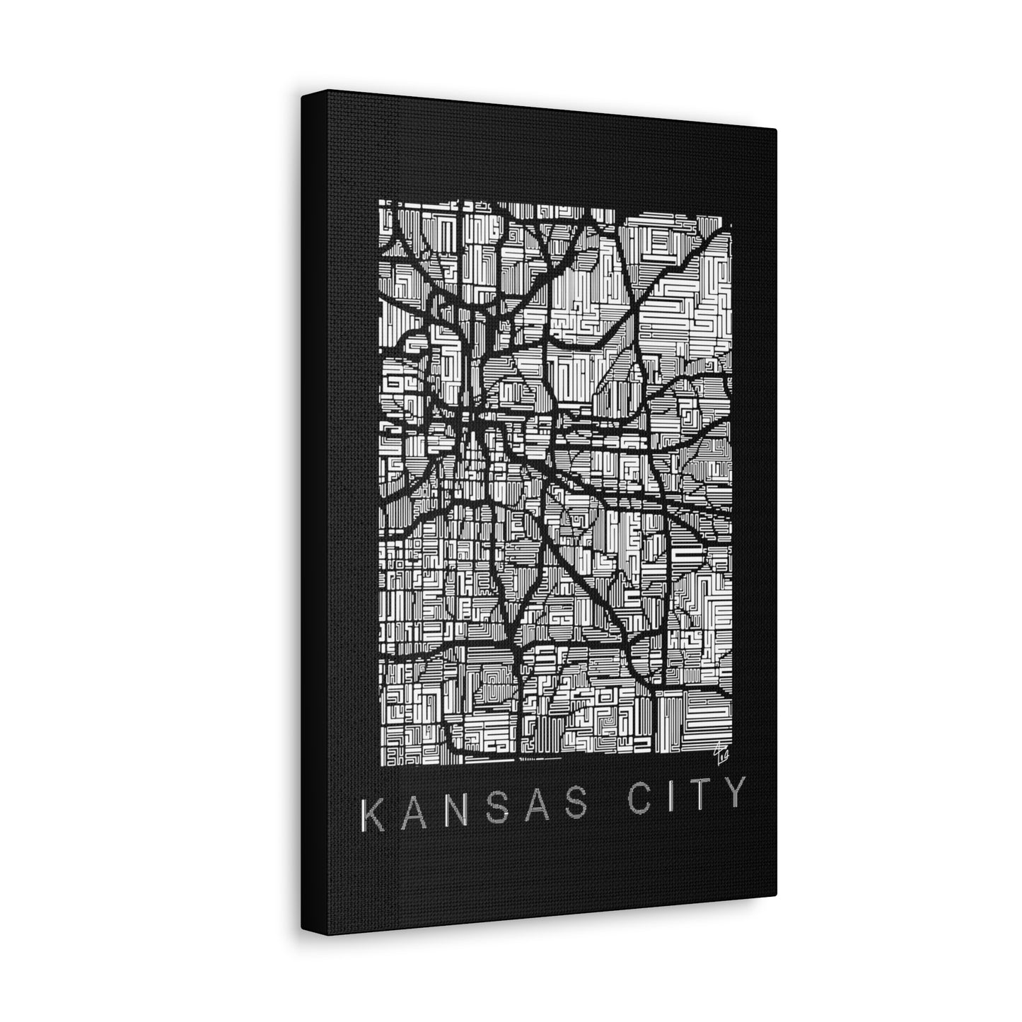 Something for KC Black And White Designed Canvas Gallery Wraps
