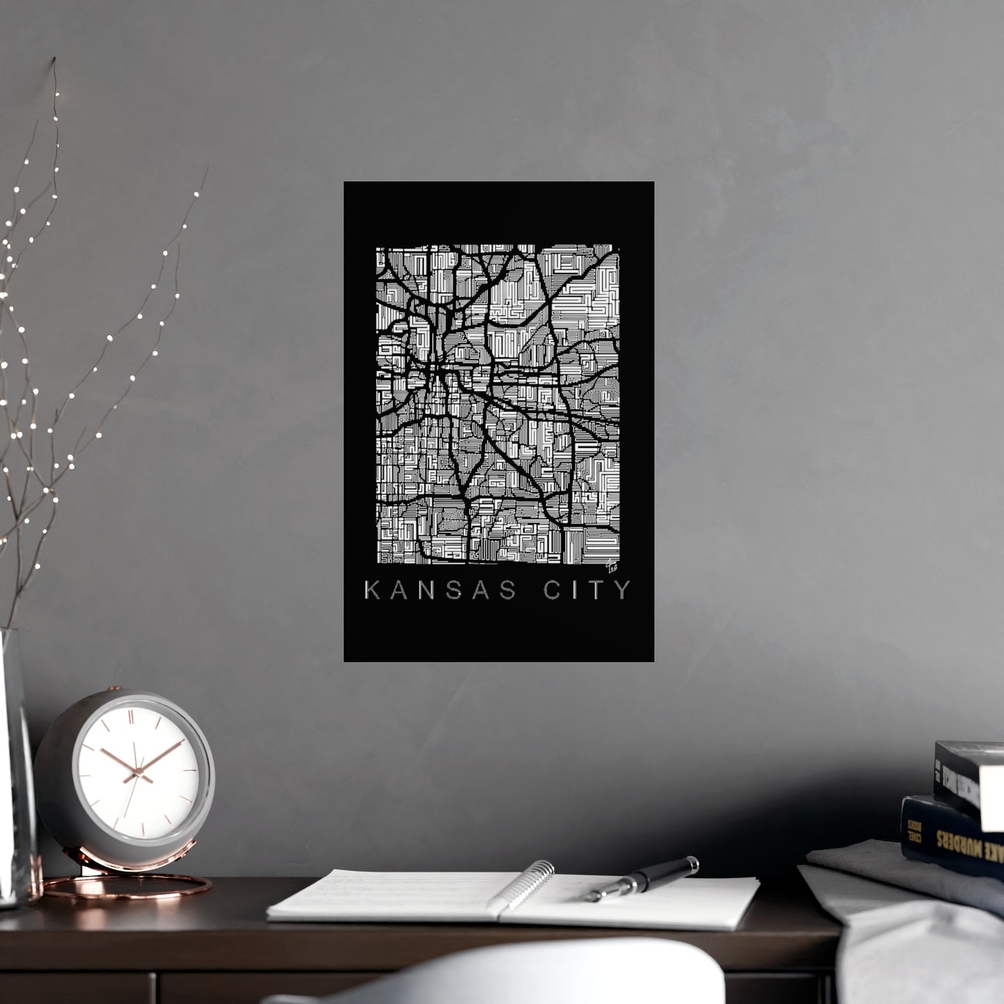 Something for KC White And Black Designed Vertical and Horizontal Matte Posters