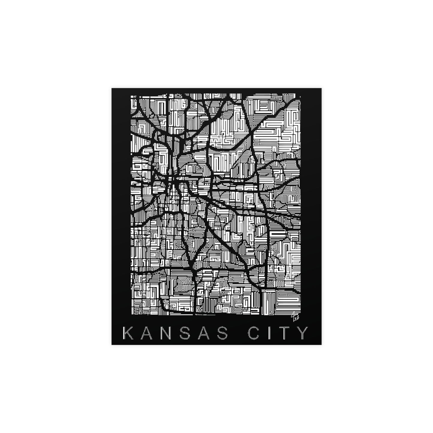 Something for KC White And Black Designed Vertical and Horizontal Matte Posters