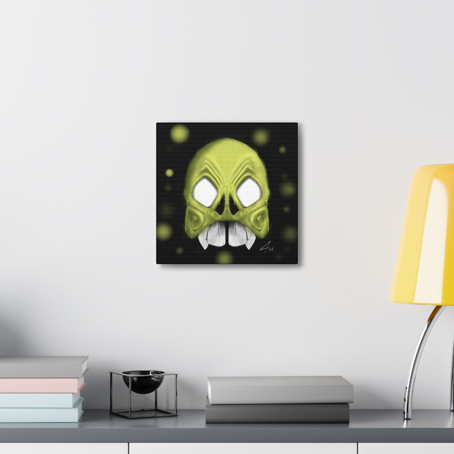 Green Creature Canvas Gallery Wraps