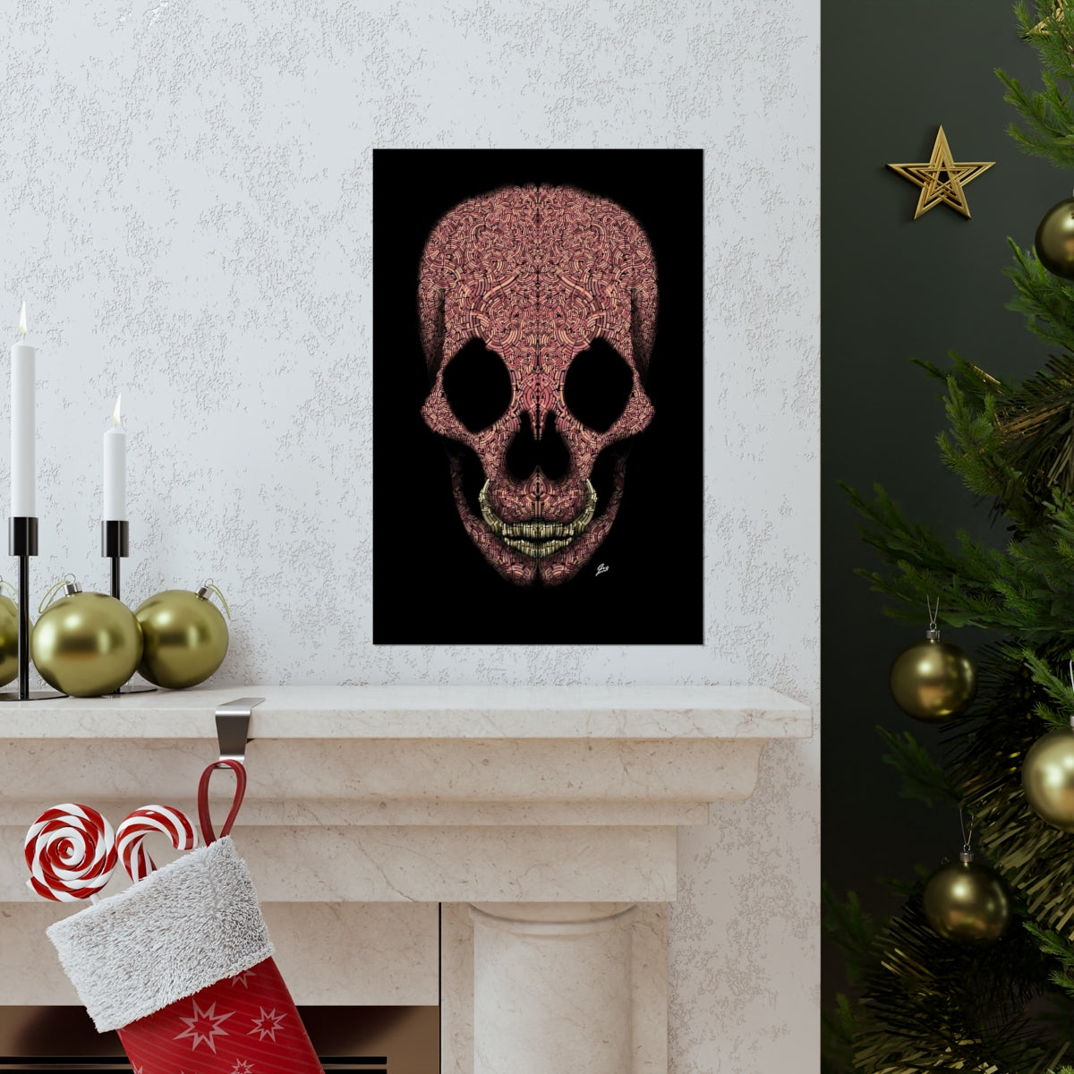 Neo skull Poster