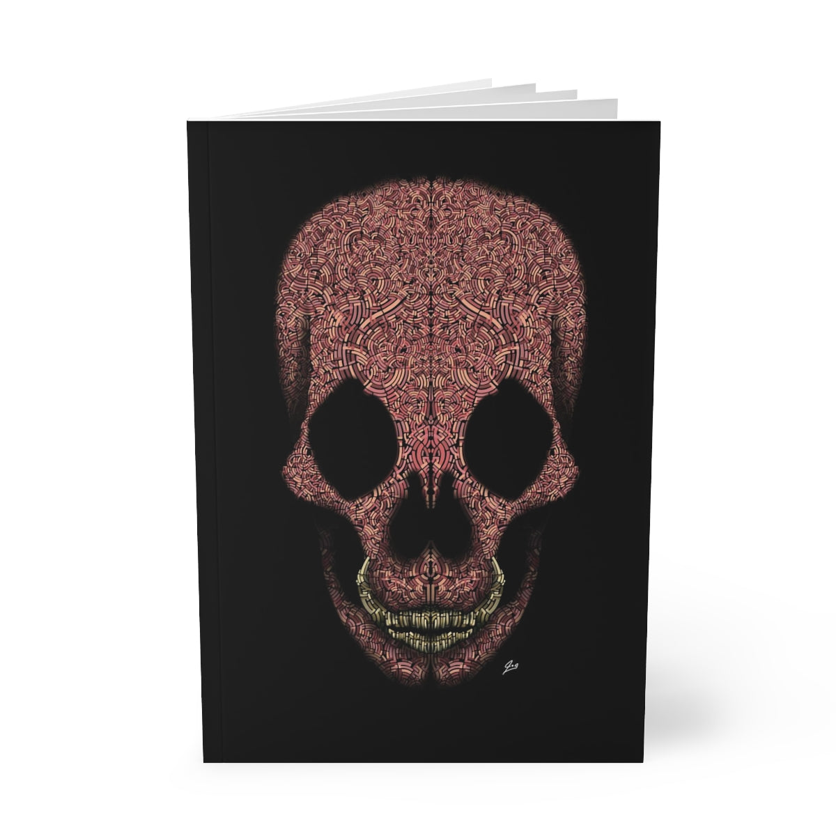 Neo Skull Softcover Notebook, A5