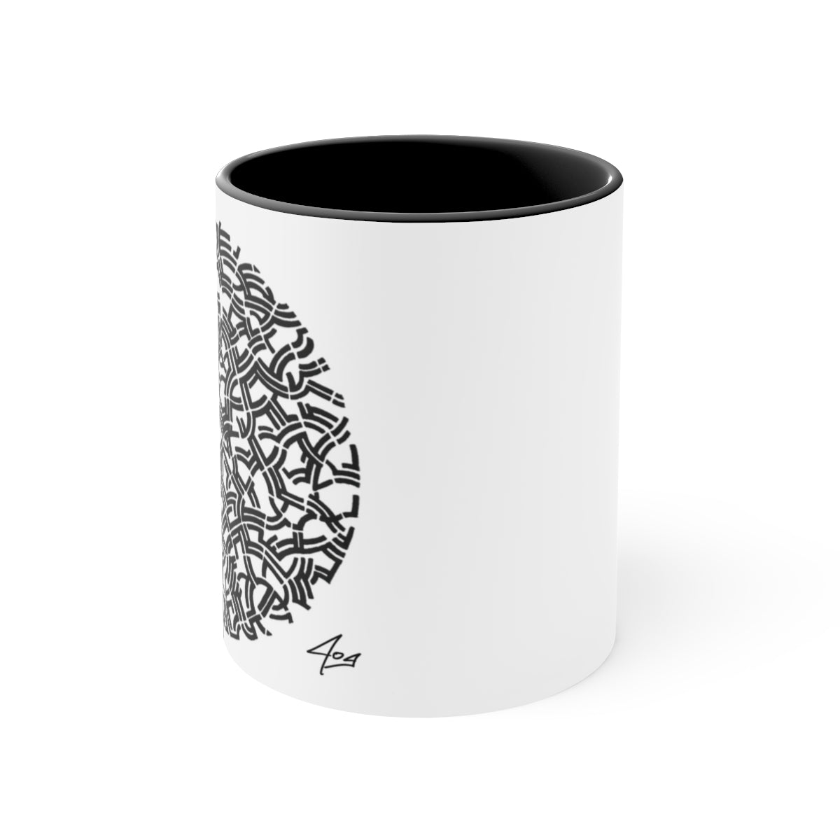 Black Line Designs Black Accent Mug