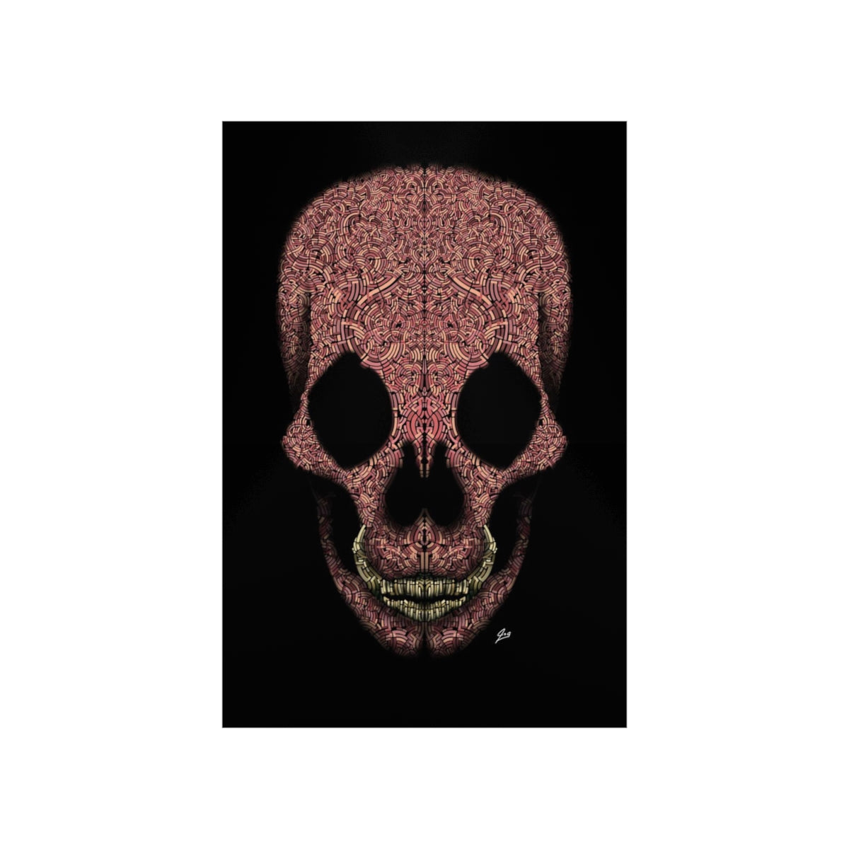Neo skull Poster